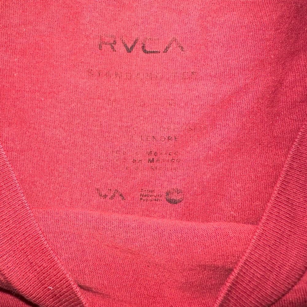 Red RVCA T shirt - Picture 2 of 3